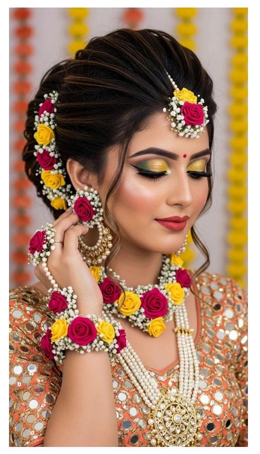 Bridal Makeup + Hair Styling + Saree Draping